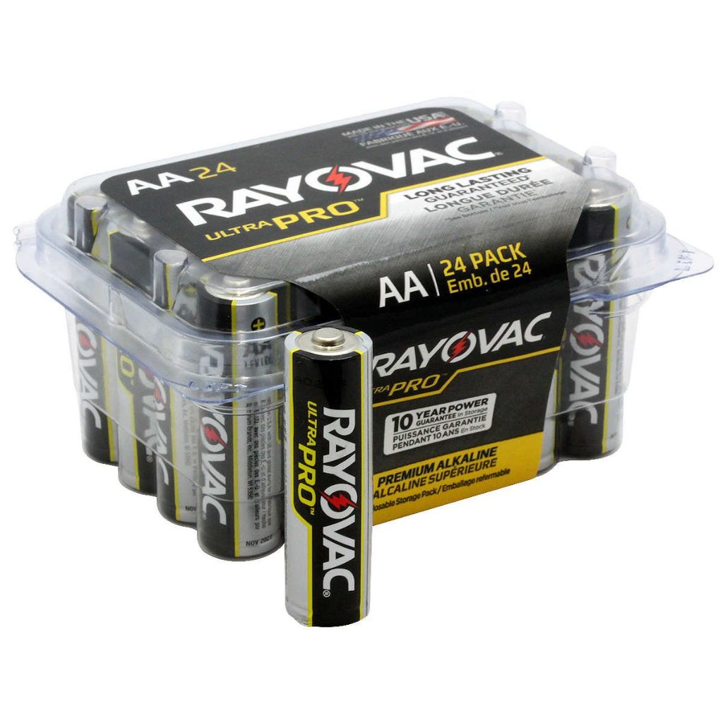 Rayovac Ultra Pro Alkaline AA Batteries, 24 Pack