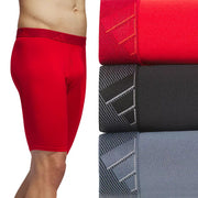 Men's adidas 3-pack Microfiber Long Boxer Briefs, Size: XL, Better Red Black