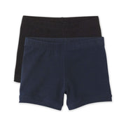 The Children's Place girls Basic Cartwheel Short Pants, Black/Tidal, XX-Large US