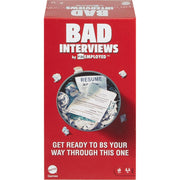 Mattel Games - Bad Interviews by Funemployed Party Card Game