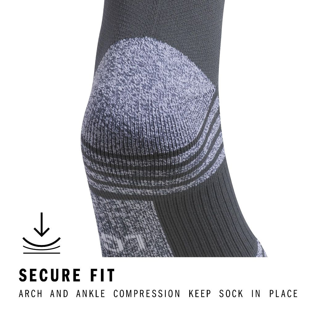adidas Unisex Over-the-Calf Team Speed Soccer Socks - Black, Small