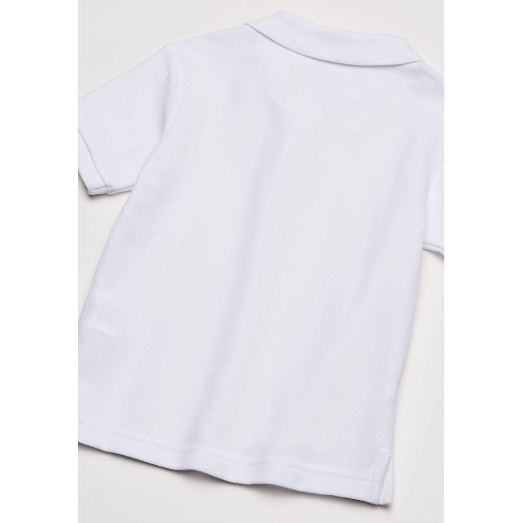 SZ( 18-20 ) XL, Izod Boys' School Uniform Short Sleeve Pique Polo, White, Husky