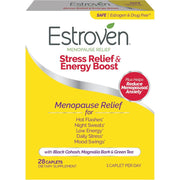 Estroven Menopause Relief Stress Relief & Energy Boost - 28 Caplets (3 Pack)