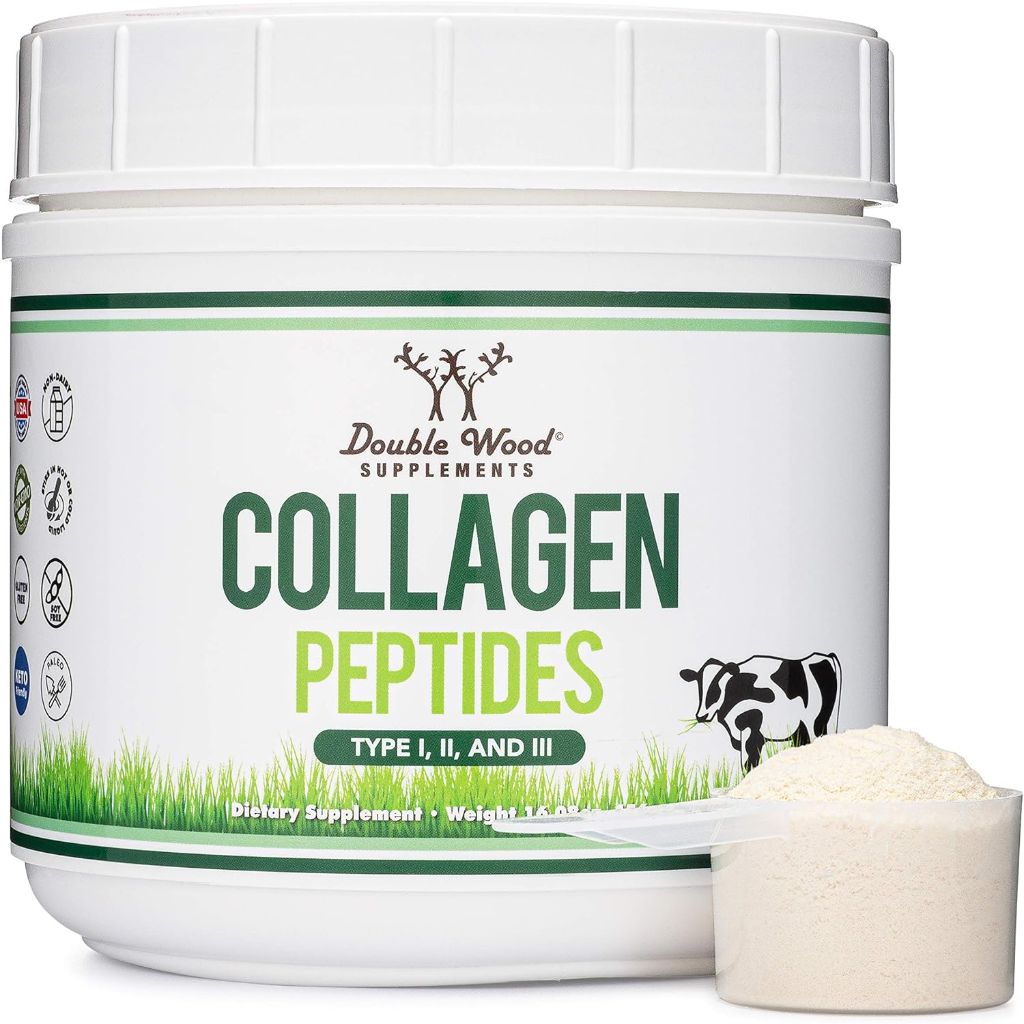 Double Wood Collagen Peptides Powder - Keto Safe - 16.08oz - Collagen Supplements for Adults