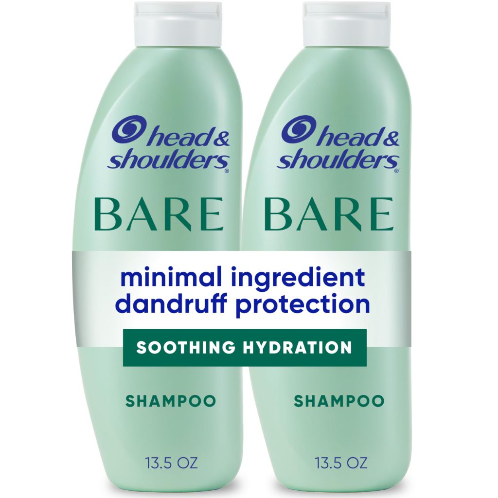 Head & Shoulders Anti-Dandruff Shampoo, BARE Soothing Hydration Twin Pack 13.5 fl oz Each