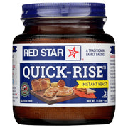 Red Star Quick-Rise Instant Yeast, Kosher, Gluten Free & Non-GMO, 4 Ounce (Pack of 12)