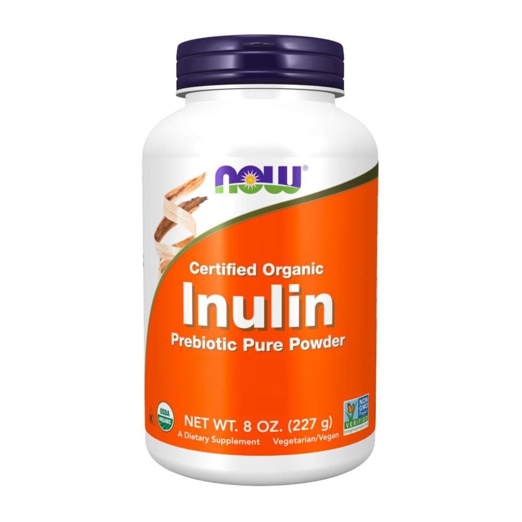 NOW Foods Inulin Powder, 8 oz (227 g), Prebiotic Fiber Supplement