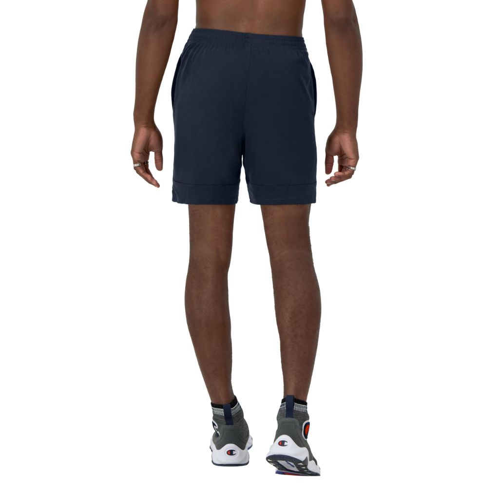Champion Men's Sport Shorts, Standard Fit, 7 Inch Inseam, Navy, X-Large
