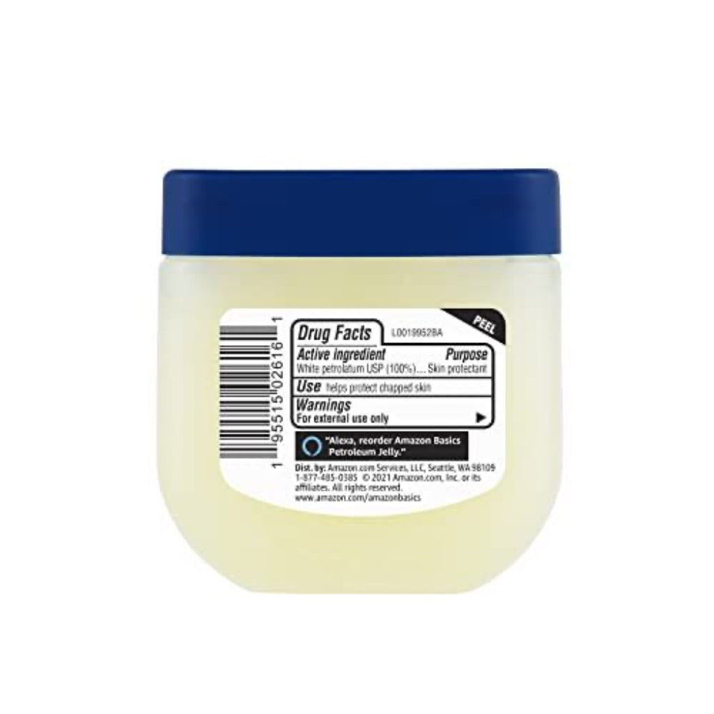 Amazon Basics Petroleum Jelly - Unscented,  3.75 Ounce Jar
