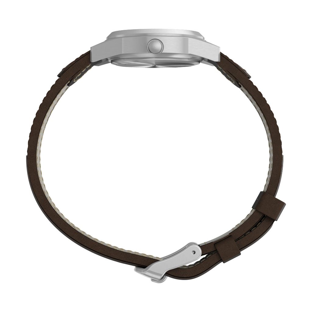 Timex Women's T41181 Expedition Field Mini Black/Brown Nylon/Leather Strap Watch