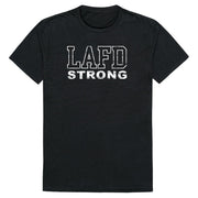 SZ M, Rapiddominance Distressed Tee, | LAFD Strong |  Black