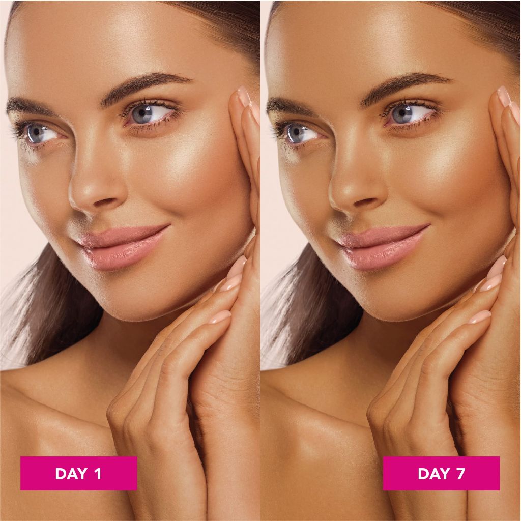 Jergens Natural Glow Face Self Tanner Lotion with SPF 20, 2 Oz(Pack of 2)