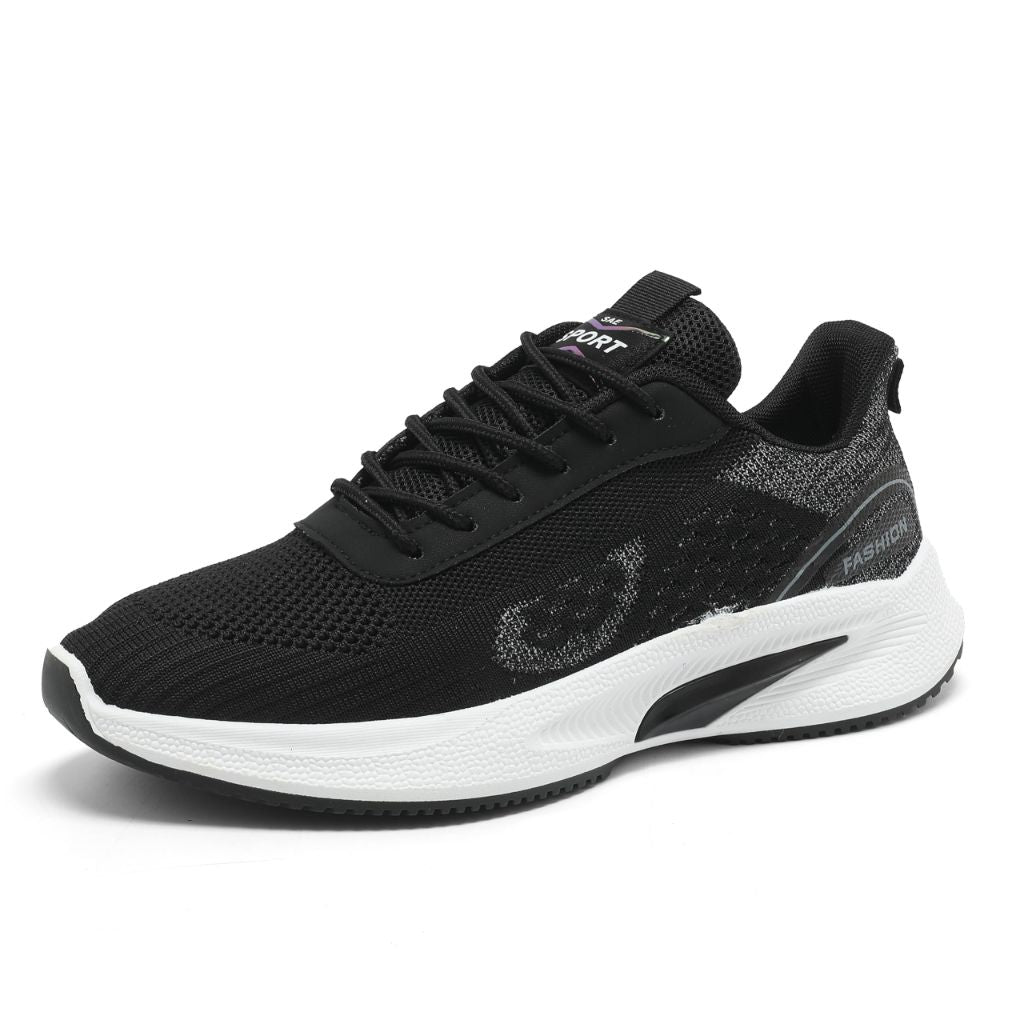 Women's Walking Shoes Women Casual Fashion Sneakers Black Size 8