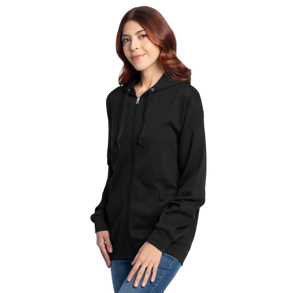 Fruit of the Loom Men's Eversoft Fleece Sweatshirts & Hoodies, Full Zip-Black, XX-Large