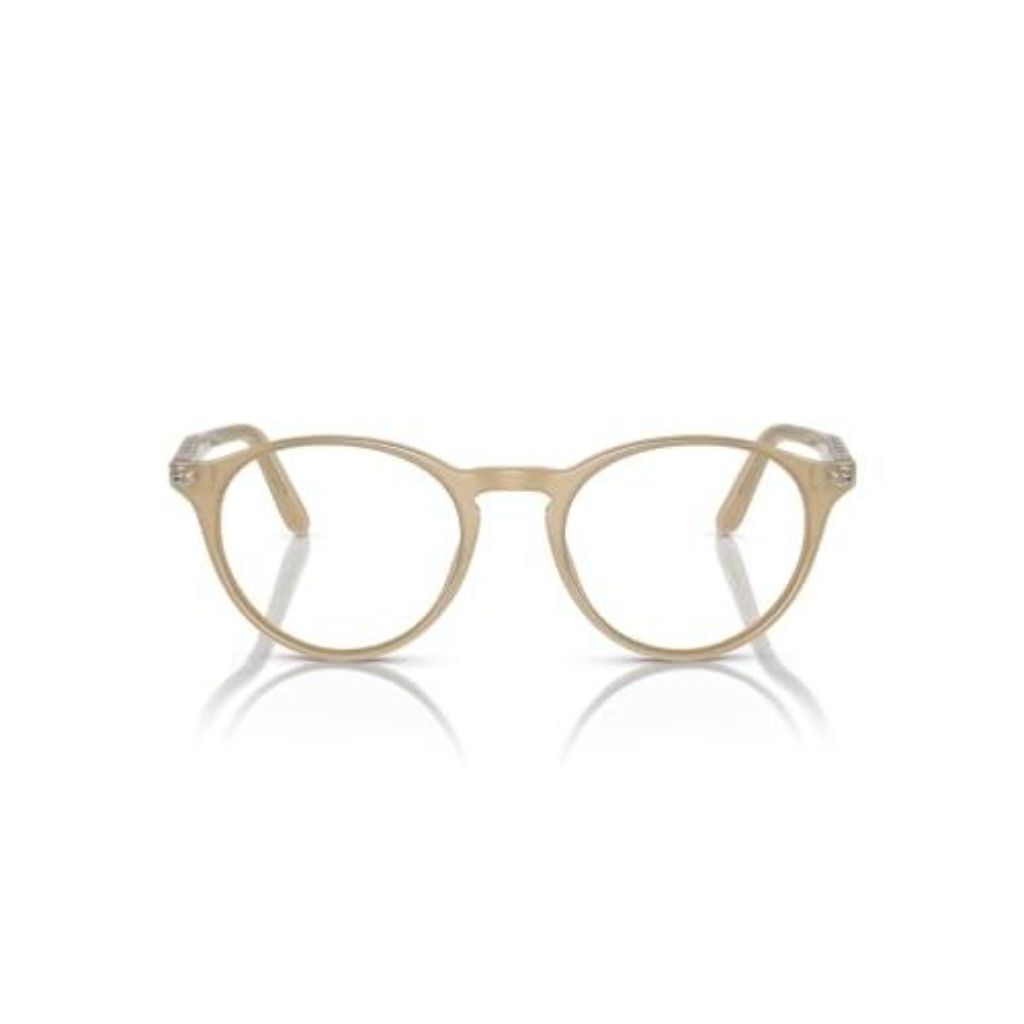 Persol Unisex PO3092V 1169 Eyewear Frames - Opal Beige, 50mm