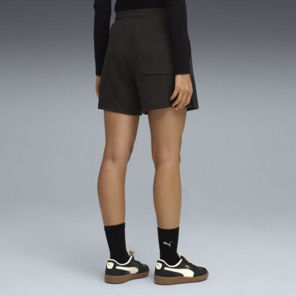 Shorts PUMA Tiro Alto Her 12cm Para Mujer En Talle XL Negro