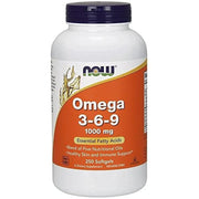 NOW FOODS Omega 3-6-9 1000MG Softgels, 250 CT