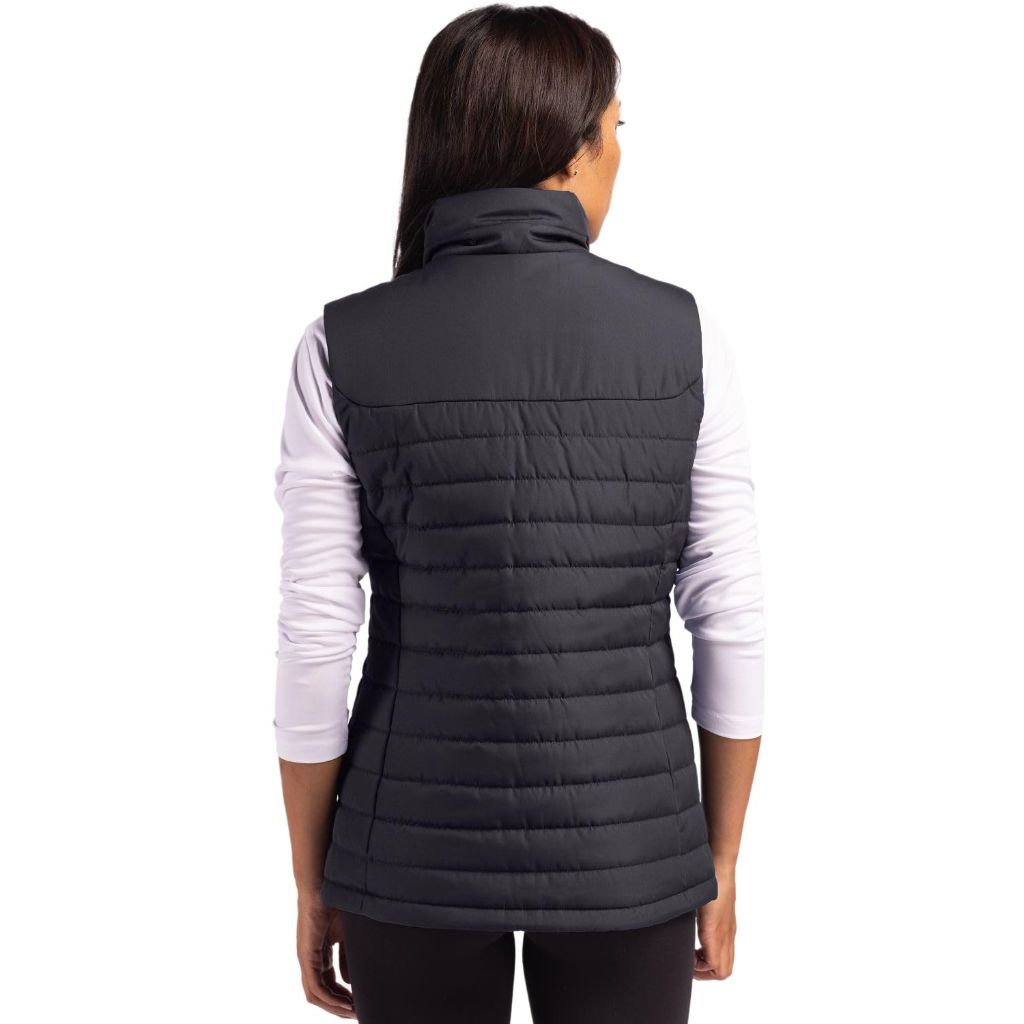 Clique Elevation Eco Full Zip Womens Puffer Vest, Black, XS