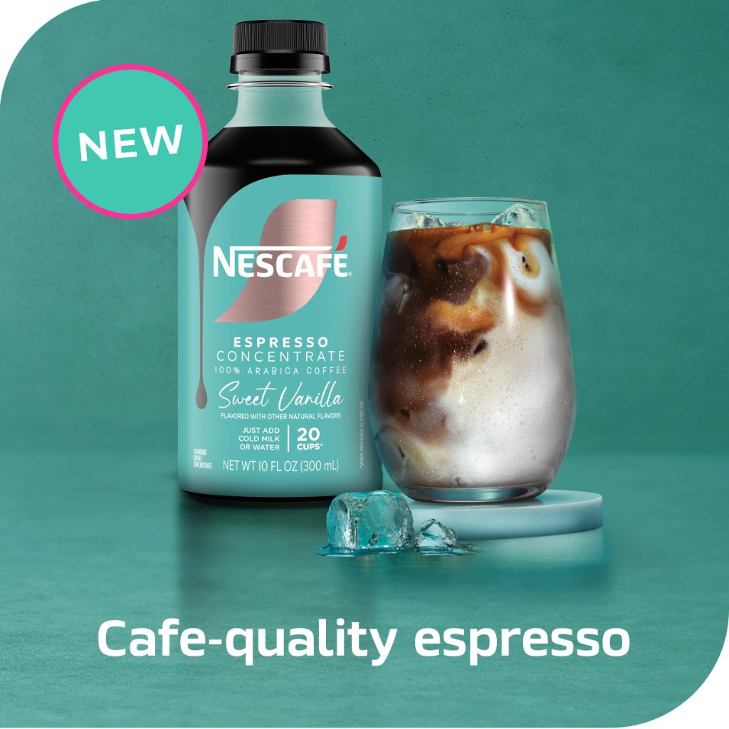 NESCAFÉ Espresso Concentrate Sweet Vanilla Flavored (Pack of 2)
