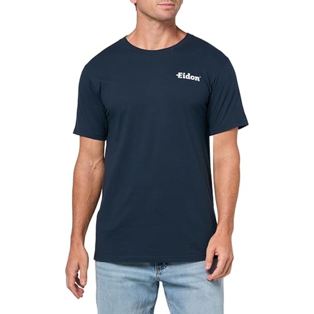 Eidon Young Men's Trippy Short Sleeve T-Shirt - Navy, XL