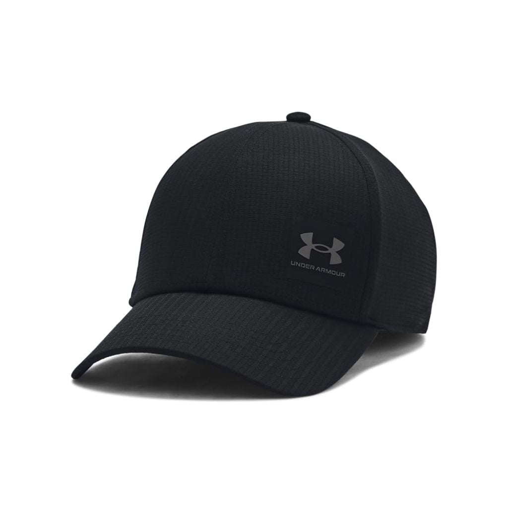 Under Armour Men's Iso-Chill ArmourVent Adjustable Hat, (001) Black - One Size Fits Most