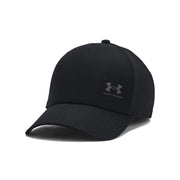 Under Armour Men's Iso-Chill ArmourVent Adjustable Hat, (001) Black - One Size Fits Most