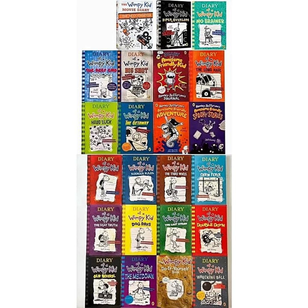 Diary of a Wimpy Kid: The Ultimate Collection Box Set, Books 1–23 by Jeff Kinney