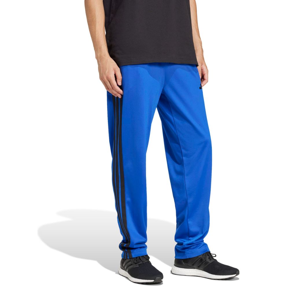 adidas Men's 3-Stripes Tricot Regular Fit Open Hem Track Pants - Team Royal Blue, XS