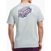 IZOD Men's Saltwater Short-Sleeve Graphic Tee - Heather Gray, 2XL