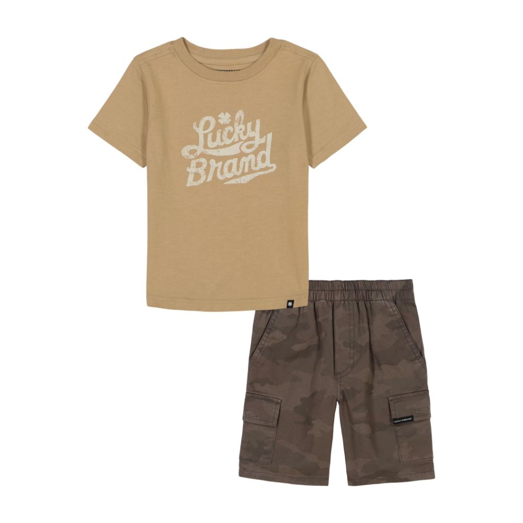 Lucky 2pc Short Set, Size 4T