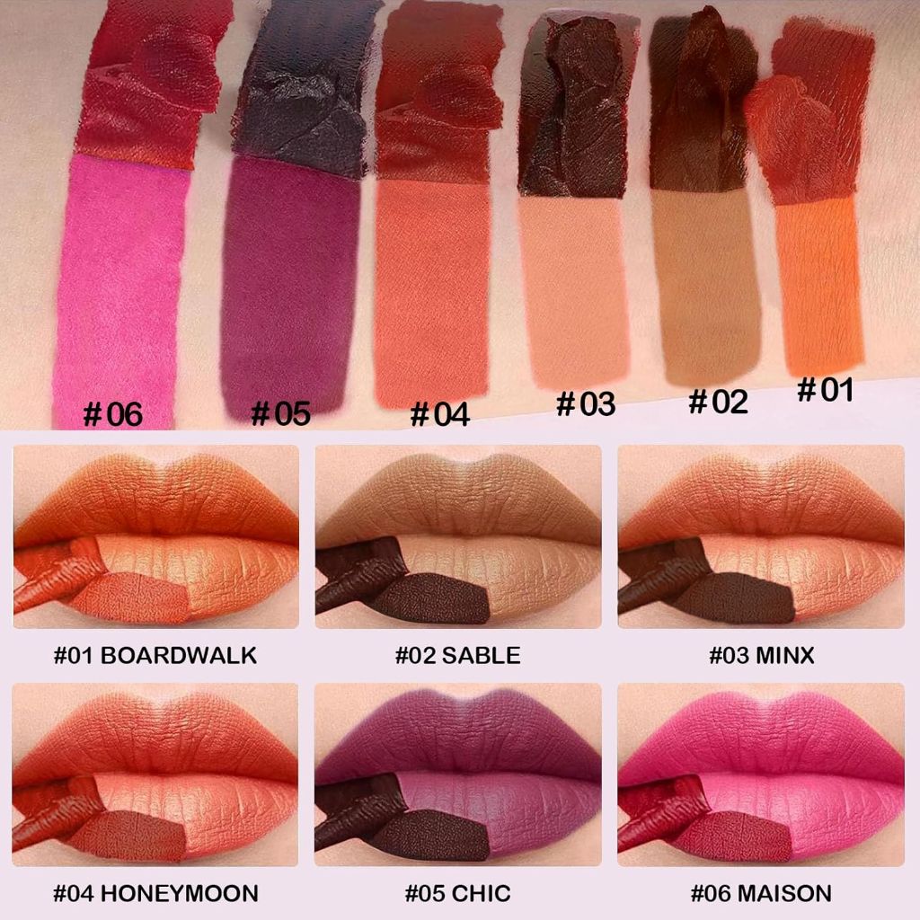 O'CHAIN Peel Off Lip Stain & Lip Liner Masque – (02 SABLE)