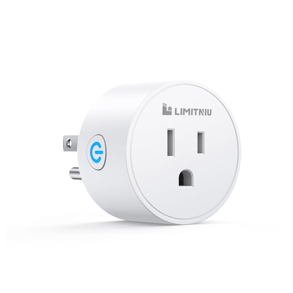 LIMITNIU Alexa Smart Plug, Compatible with Alexa and Google Home, 2.4GHz WiFi Only