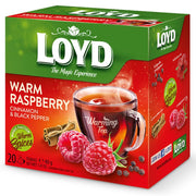 LOYD TEA - Warming RASPBERRY with cinnamon | 20 Tea Bags