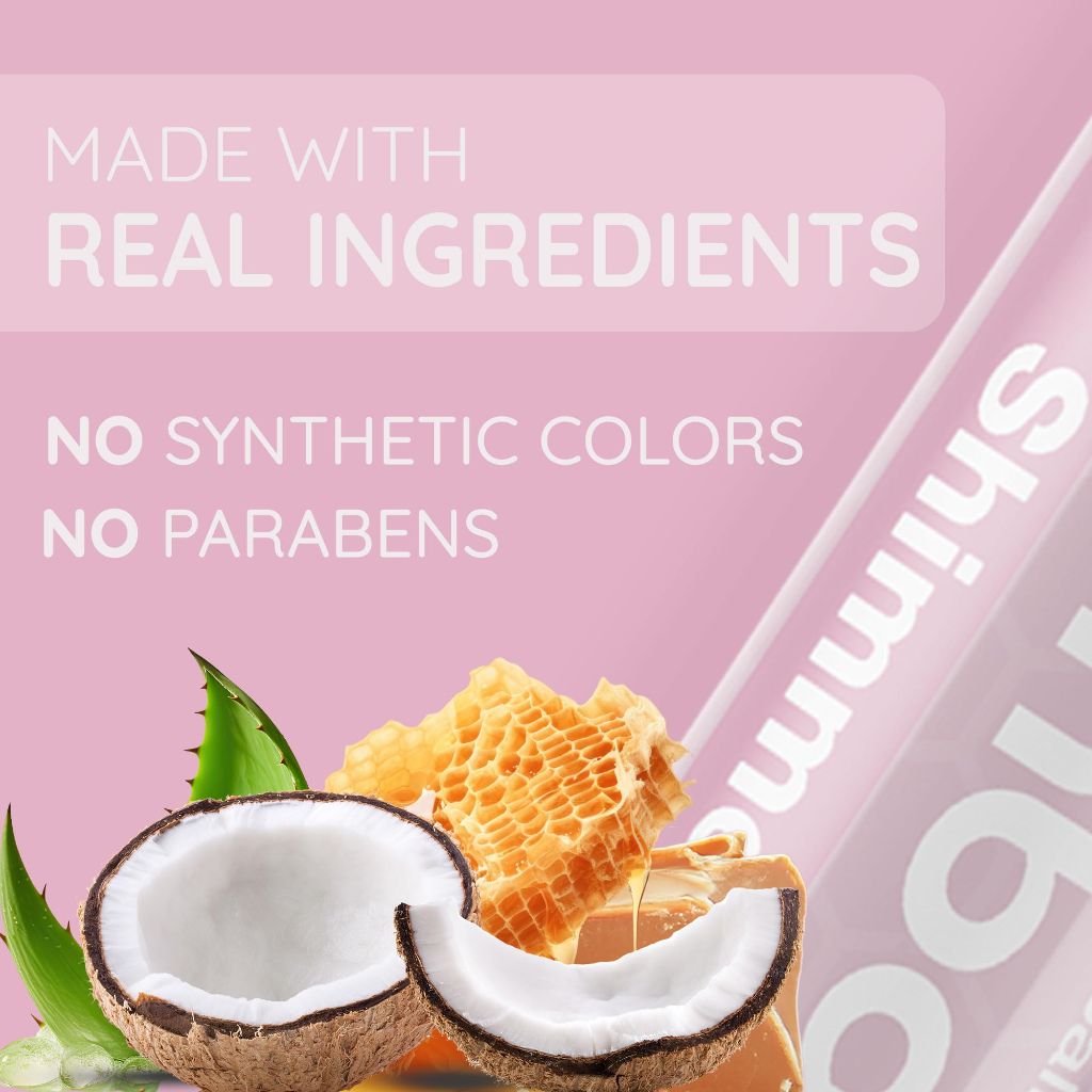 Bambalo Tinted Lip Balm Shimmer - 4pk