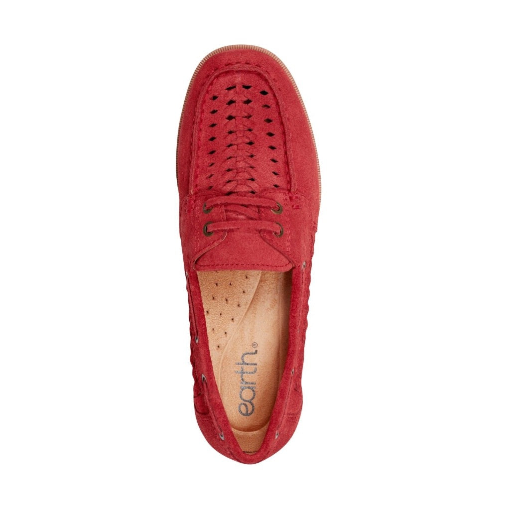 Earth Women's Wishing Boat Shoes - Light Red, Size 8