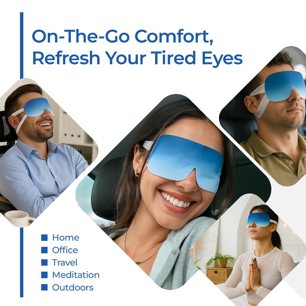 Steam Eye Mask for Dry Eyes | Self Heating Warm Compress (Unscented, 20 Pack)