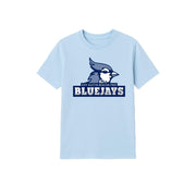 SZ L 10-12 KIPP Texas Kipp Austin Beacon Prep Short Sleeve Crewneck T-Shirt, Light Blue