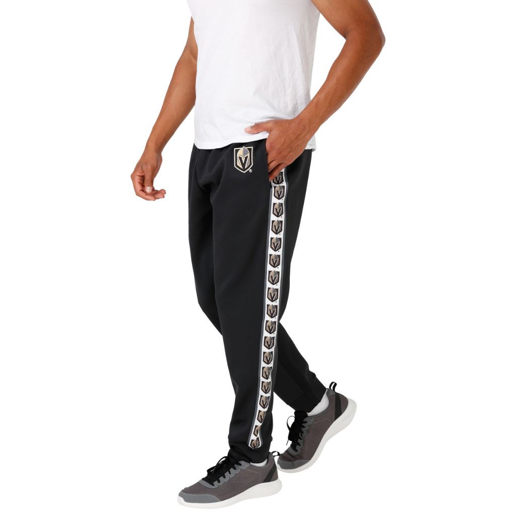 SZ L, FOCO Men's Standard NHL Team Color Stripe Logo Track Suit Pants