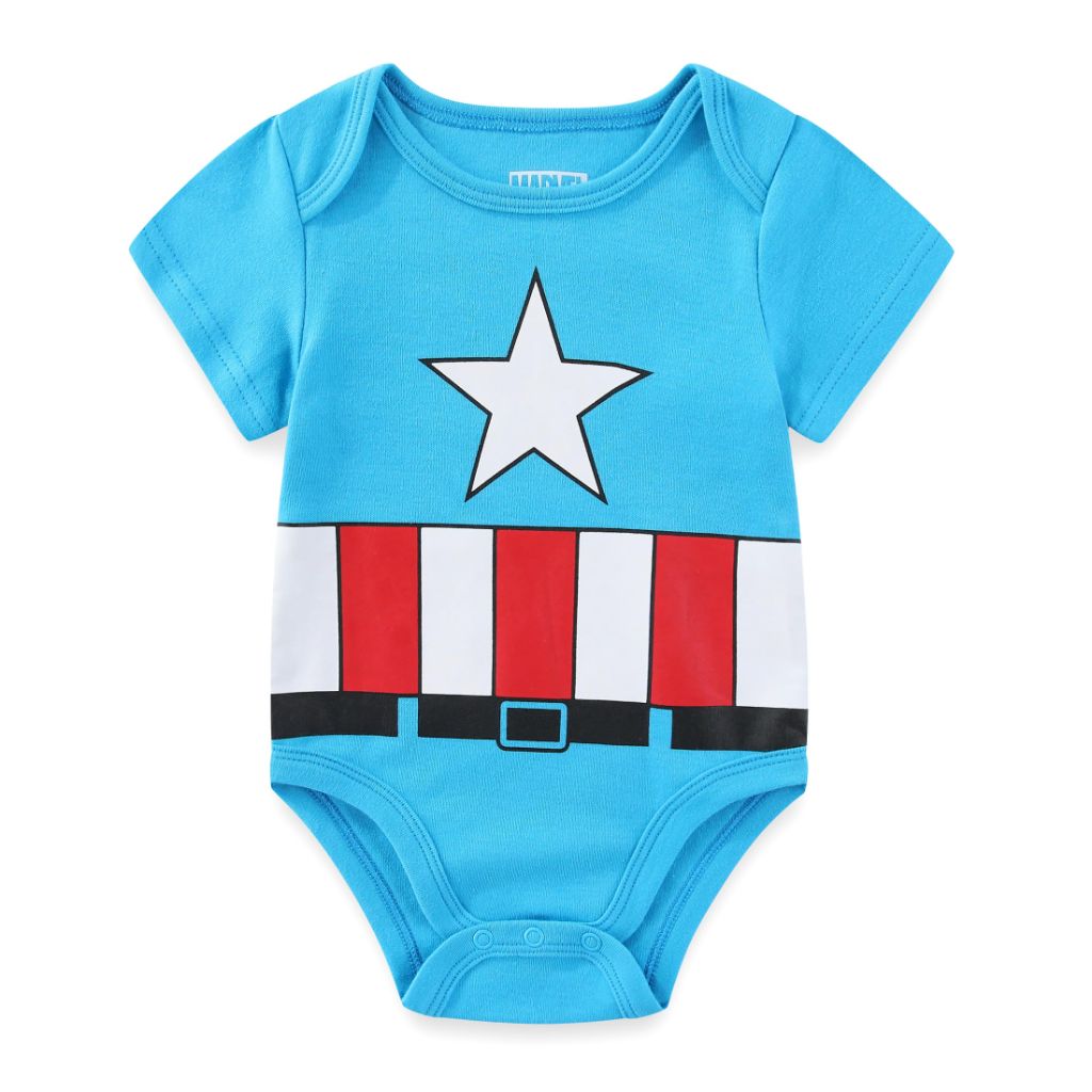 Marvel Avengers Baby Boys 5 Pack Short Sleeve Bodysuit - size 18M