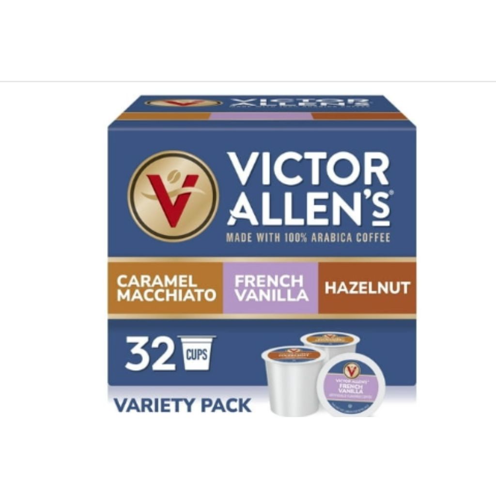 Victor Allen's Coffee Flavored Variety Pack Keurig K-Cup Coffee Pods, 32ct