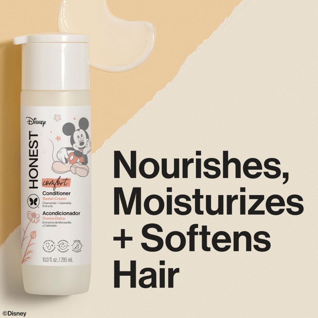The Honest Company Silicone-Free Conditioner, Sweet Cream 10 fl. oz