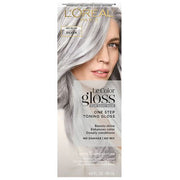 L Oreal Paris Le Color Gloss In-Shower Toning Gloss Hair Color  Silver  4 fl oz