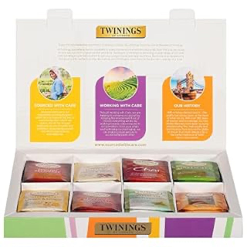 Twinings Black  Herbal  Green and Chai Classics Collection Gift Box Tea Bags (48 Count)