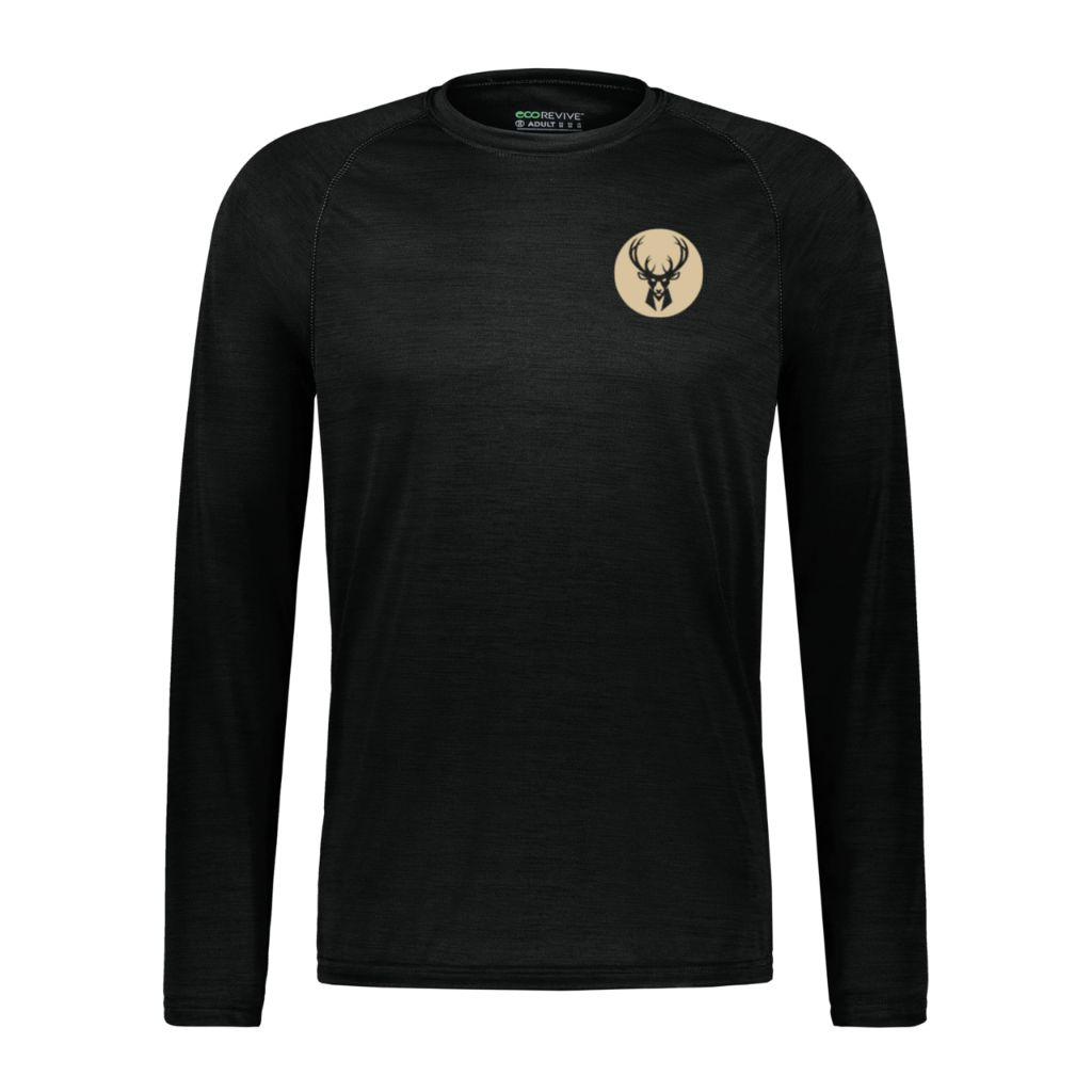 Holloway NBA Milwaukee Bucks All-Pro Long Sleeve Tee - Team & Basketball Fan Gear Multi (Small)