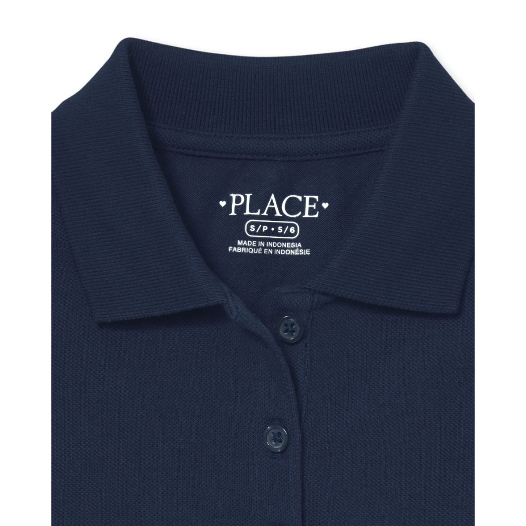 The Children's Place,Girls,Uniform Pique Polo,Tidal,XXXLarge (18Plus)