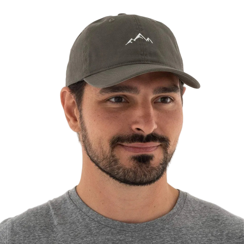 Outdoor Cap unisex adult Mountain Dad Hat, Olive, One Size US
