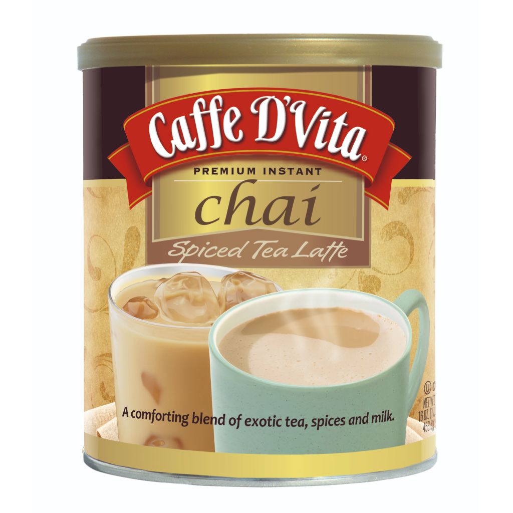 Caffe D'Vita Chai Spiced Tea Latte, 1 LB