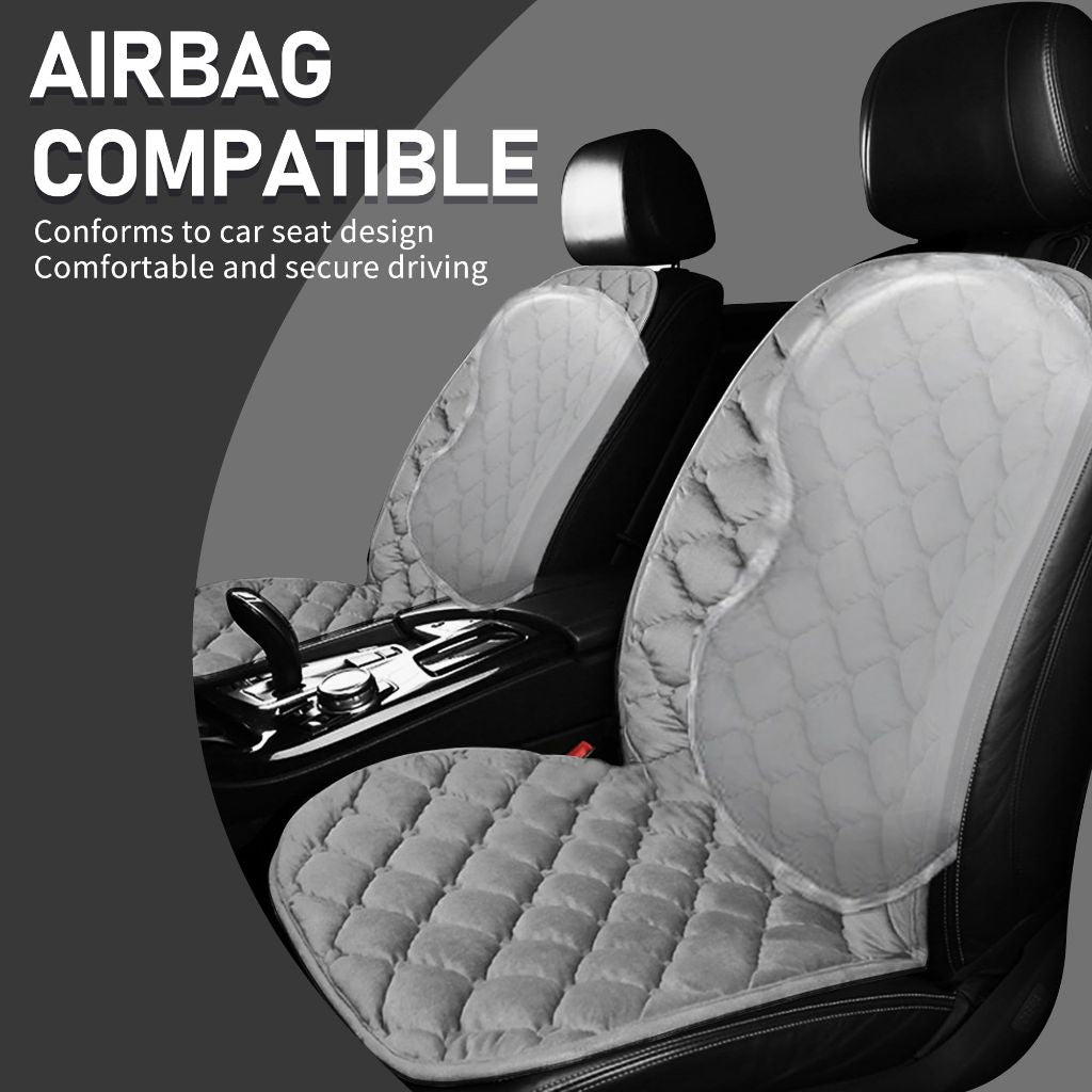 Fioqe Driver or Passenger Car Seat Cushion Comfortable Seat Cover -Gray