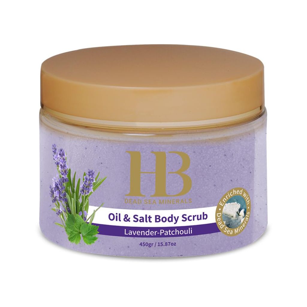H&B Dead Sea Minerals Lemon Exfoliating Body Scrub – 15.87 oz