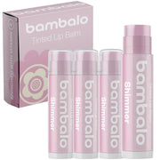 Bambalo Tinted Lip Balm Shimmer - 4pk